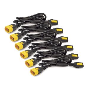 APC Power Cord Kit, Locking, C13 to C14/ 1.2m - 6pk