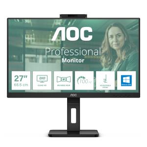 AOC Desktop USB-C Monitor - Q27P3CW - 27in -2560x1440 (QHD) - IPS 75hz Speaker USB Hub