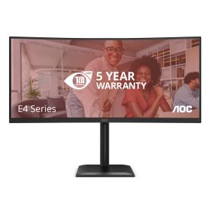 AOC Desktop USB-C Monitor - CU34E4CV - 34in - 3440x1440 (UWQHD) - VA 120Hz