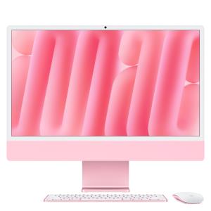APPLE iMac - 24in - Pink - M4 8-cpu/8-gpu - 16GB Ram - 256GB SSD - 4.5k Retina Display