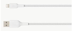 BELKIN Lightning To USB-a Cable Braided 1m White
