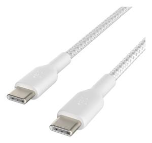 BELKIN USB-c To USB-c Cable Braided 1m White