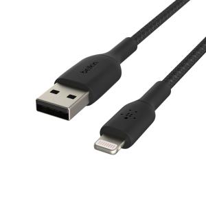 BELKIN Lightning To USB-a Cable Braid 2m Black