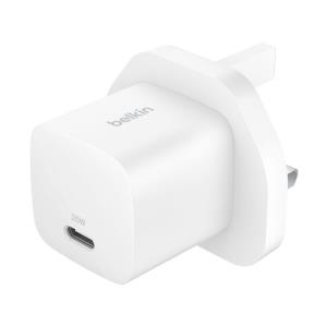BELKIN Wall Charger - Boostcharge - 25w Compact USB-c  Pps - White