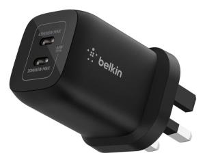 BELKIN Wall Charger - Gaming - 65w Dual Gan USB-c - Black For Nintendo Switch 2