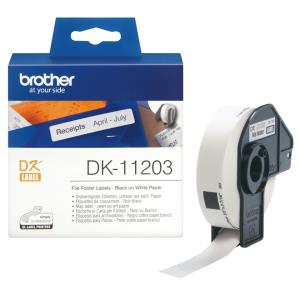 BROTHER File Folder Label (17x87mm) Paper 300 Labels (dk11203)