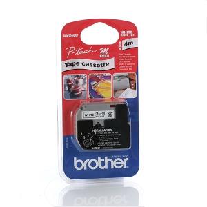 BROTHER M-tape 9mm Black On White 4m Single Pack (m-k221sbz)