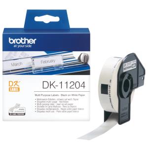 BROTHER Multi Purpose Label (17x54mm) Paper 400 Labels (dk11204)