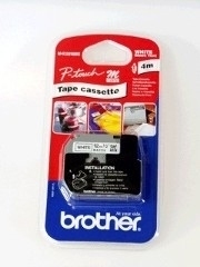 BROTHER Black On White 12mm Tape (m-k231s)