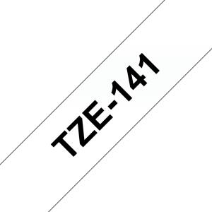 BROTHER Tape 18mm Lami Black On Clear (tze-141)