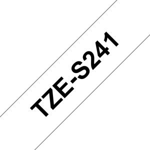 BROTHER Tape 18mm Black On White (tze-s241)