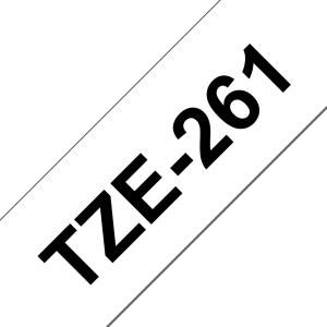 BROTHER Tape 36mm Lami Black On White (tze-261)