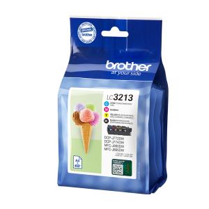 BROTHER Ink Cartridge Value Pack Black Cyan Magenta Yellow (lc3213val)