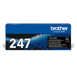 BROTHER Toner Cartridge - Tn247bk - 3000 Pages - Black