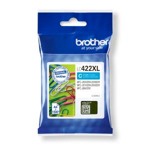 BROTHER Ink Cartridge - Lc422xlc - 1500 Pages - Cyan - Single Blister Pack