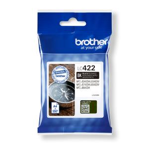 BROTHER Ink Cartridge - Lc422bk - 550 Pages - Black - Single Blister Pack