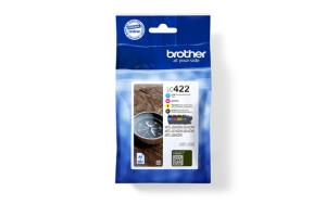 BROTHER Ink Cartridge - Lc422val - 550 Pages - Black Cyan Magenta Yellow - Multi Pack