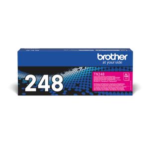 BROTHER Toner Cartridge - Tn248m - 1000 Pages - Magenta