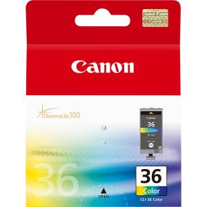 CANON Ink Cartridge Cli-36 - Standard Capacity 12ml - 260 Pages - Colour