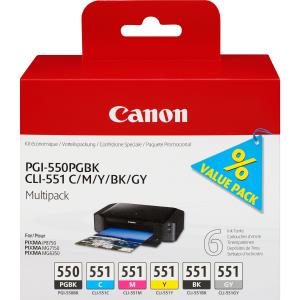 CANON Ink Cartridge - Pgi-550 - Standard Capacity 50ml - Value Pack