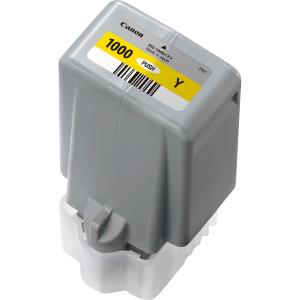 CANON Ink Cartridge - Pfi-1000 - Standard Capacity 80ml - 3.37k Pages - Yellow