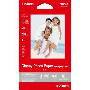 CANON Paper/gp-501 Glossy Photo 4x6 50sh