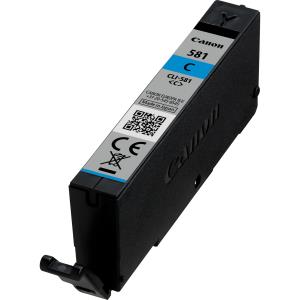 CANON Ink Cartridge - Cli-581 - Standard Capacity 5.6ml - 259 Pages - Cyan