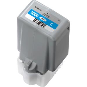 CANON Ink Cartridge - Pfi-1000 - Standard Capacity 80ml - 5.03k Pages - Cyan