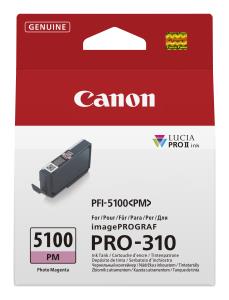CANON Ink Tank - Pfi-5100pm - Standard Capacity - 14.4ml - Photo Magenta