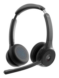 CISCO Headset 722 - Wireless Dual On-ear USB-a Bundle-carbon Black