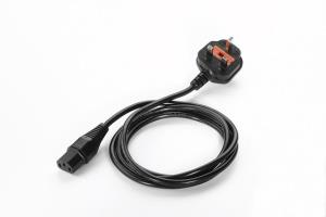 ZEBRA Ac Power Cord Three Wire Grounded 10 250v Uk
