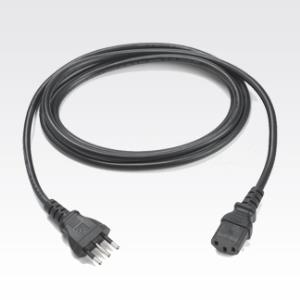 ZEBRA Ac Line Cord 1.8m Grounded Cie 23-16 Plug Italy