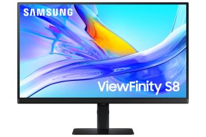 SAMSUNG Viewfinity S8 Desktop Monitor - S27d800uau - 27in - 3840x2160 - USB-c/hdmi/dp - Height/pivot/swivel/tilt