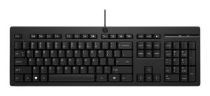 HP Wired Keyboard 125 - Black - Qwertzu German
