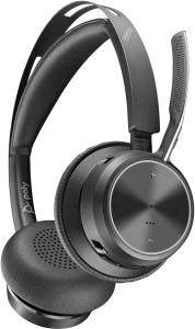 HP Headset Voyager Focus 2 - Stereo - Bluetooth/USB-C - USB-C/A Adapter + Charging Stand (BUNDLE OF 10 UNITS)