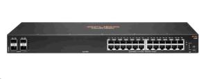 Hewlett-Packard Enterprise Aruba Networking CX 6000 24p 10M/100M/1G Class4 PoE 4p SFP 1G 370W Switch