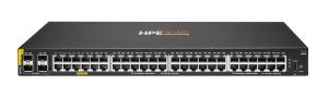 Hewlett-Packard Enterprise Aruba Networking CX 6000 48p 10M/100M/1G Class4 PoE 4p SFP 1G 370W Switch
