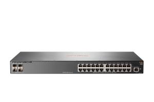 Hewlett-Packard Enterprise Aruba 2930F 24G 4SFP Switch, 24) RJ-45 autosensing 10/100/1000 ports