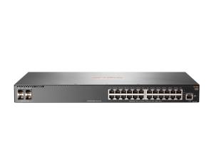 Hewlett-Packard Enterprise Aruba 2930F 24G 4SFP+ Switch, (24) RJ-45 autosensing 10/100/1000 ports