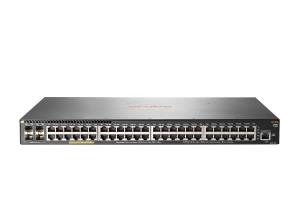 Hewlett-Packard Enterprise Aruba 2930F 48G PoE+ 4SFP Switch, (48) RJ-45 autosensing 10/100/1000 PoE+ ports, (4) SFP ports