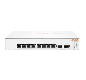 Hewlett-Packard Enterprise Aruba Instant On 1930 8G 2SFP Switch, 8 RJ-45 10/100/1000 ports, 2 SFP 1GbE ports