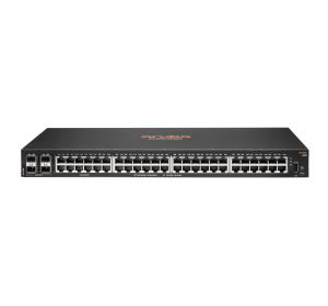 Hewlett-Packard Enterprise Aruba 6100 48G 4SFP+ Switch, 48x ports 10/100/1000BASE-T ports 4x 1G/10G SFP ports