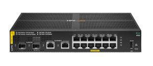 Hewlett-Packard Enterprise Aruba 6100 12G Class4 PoE 2G/2SFP+ 139W Switch, 12x ports 10/100/1000BASE-T Ports 2x 1G/10G SFP ports 2x 1GbE ports