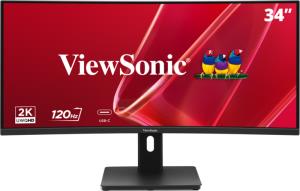 VIEWSONIC Curved USB-C Monitor - VA3420C-2 - 34in - 3440x1440 (UWQHD) - VA speakers