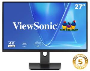VIEWSONIC Desktop USB-C Monitor - VG2719U-4K - 27in - 3840x2160 (4K UHD) - IPS 4ms