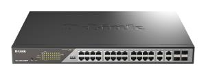 D-LINK Switch Dss-200g-28mppb 28-port 10/100/1000 Poe++ Gigabit Ethernet Surveillance
