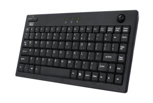 ADESSO 87key USB Mini Trackballkeyboard Qwerty US