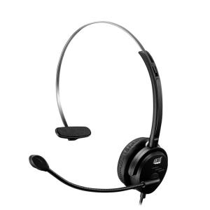 ADESSO Single-sided USB Wired Headset With Built-in Microphone