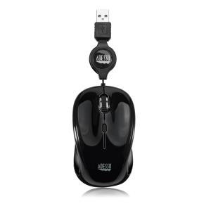ADESSO Imouse S8b Retrackable Nano Mouse (black)