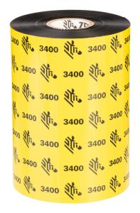ZEBRA 3400 Wax/resin Thermal Ribbon 102mmx450m C25mm Box Of 6